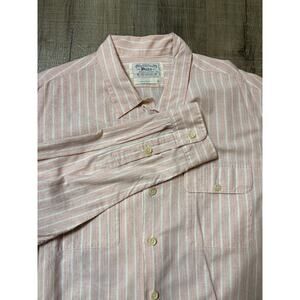 Vintage Polo Ralph Lauren Button Down Shirt Men's XL 100% Cotton Salmon Color